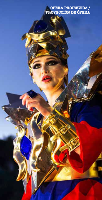 "Nabucco" opera proiekzioa