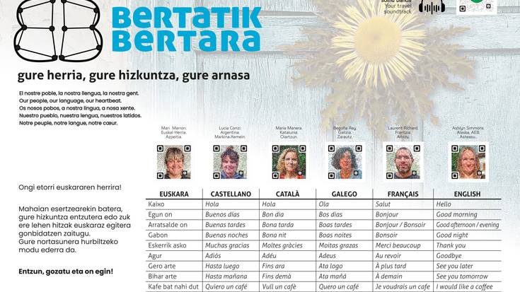 Uda honetan ere 'Bertatik bertara' kanpaina abiatu du UEMAk, bisitariei eta zerbitzu sektoreko eragileei euskararen garrantzia ikusarazteko