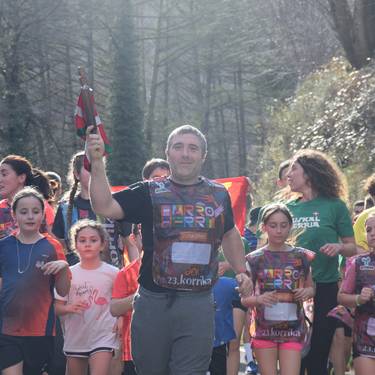 ITZIAR: 24. Korrikari ongietorria.