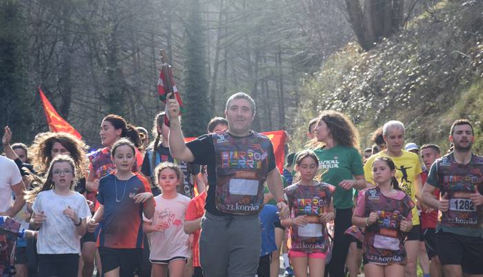 ITZIAR: 24. Korrikari ongietorria.