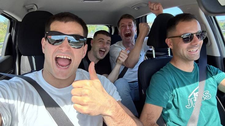 Realzale soraluzetarrak Sevillara bidean