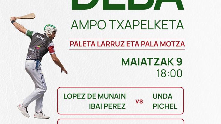 Ampo txapelketa: paleta larruz eta pala motza