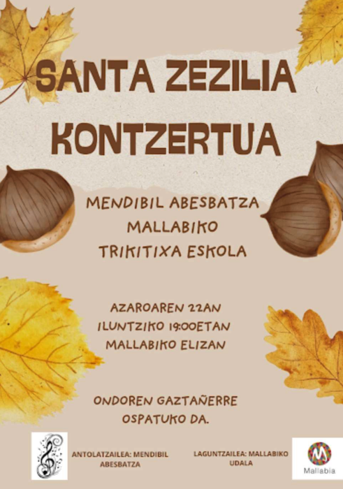 Santa Zezilia Mendibil Abesbatzarekin
