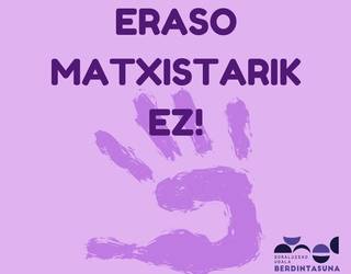 Arguedasko hilketa matxistaren aurrean gaitzespen irmoa eta elkarretaratzeko deia