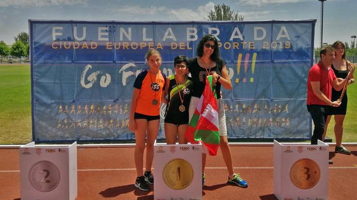 Ane Zabaletak bi domina irabazi ditu Espainiako Egokitutako Atletismo Txapelketan