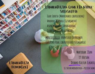 Solasaldia Debako Kultur Elkartean "Gaurko eta biharko liburutegiak"