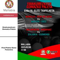 Emakumezkoen Gomazko Paleta - XI. Elite txapelketa