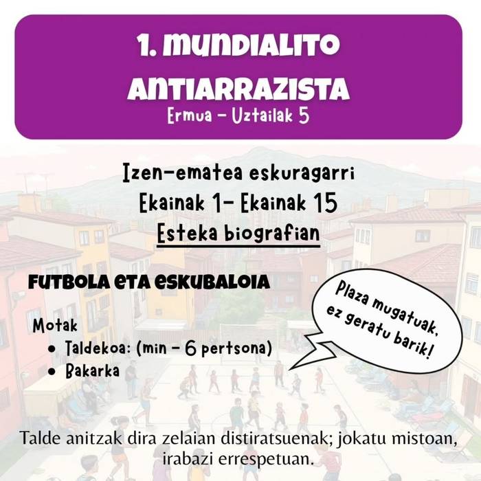 I. Mundialito Antiarrazista