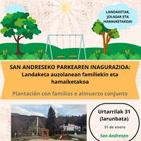 San Andres auzoko parkearen inaugurazioa