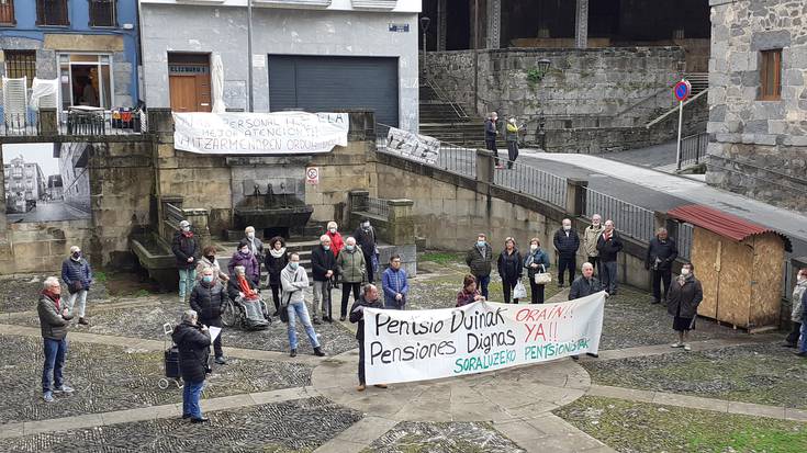 Zapatuan pentsioen aldeko manifestazioak izango dira