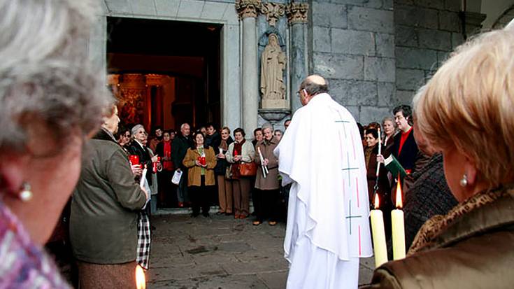 Kandelaria eta San Blas egunetako bedeinkapenak