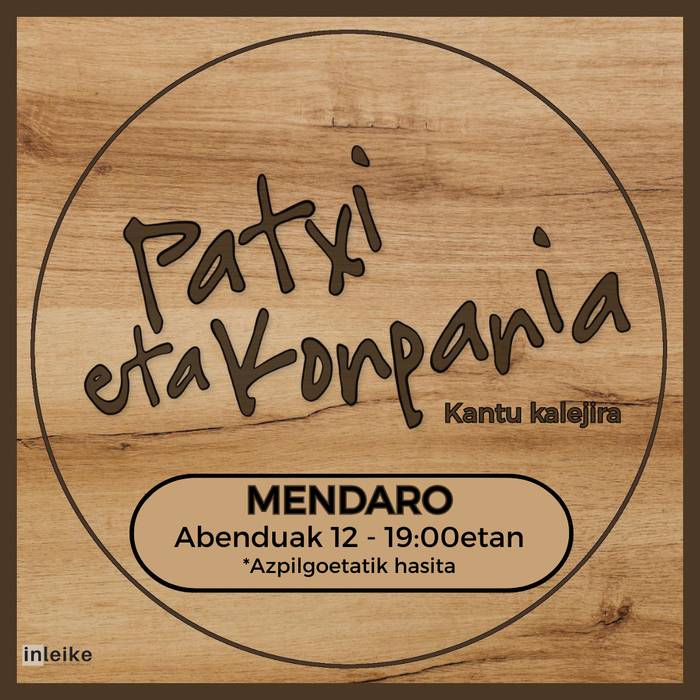 Patxi eta konpainiaren kantu kalejira