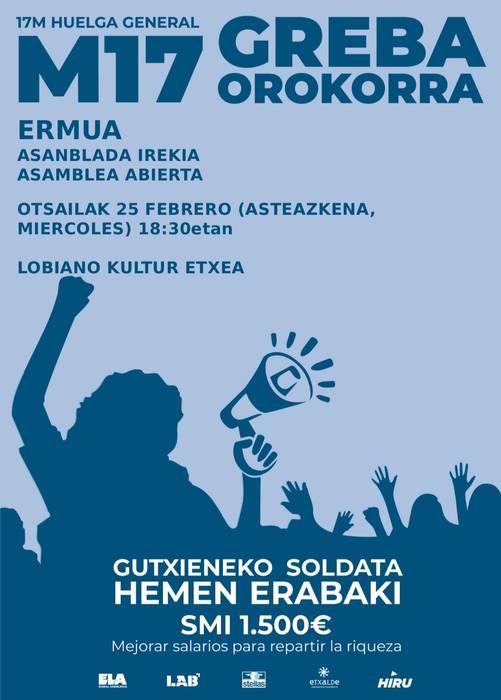 M17: Asanblada irekia