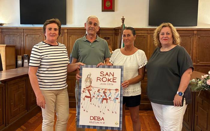 Maite Aldabaldetreku Fernandez debarrak diseinatutako kartela izango da 2026ko San Roke jaien irudia