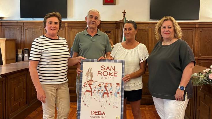 Maite Aldabaldetreku Fernandez debarrak diseinatutako kartela izango da 2026ko San Roke jaien irudia