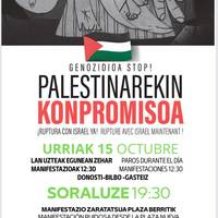 Elkarretaratzea: Stop genozidioa, Palestinarekin konpromisoa