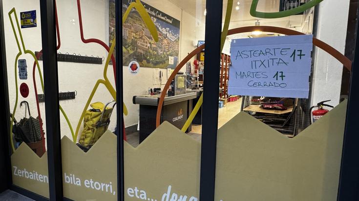 Dendak, tabernak eta zerbitzu gehienak itxita izango dira bihar