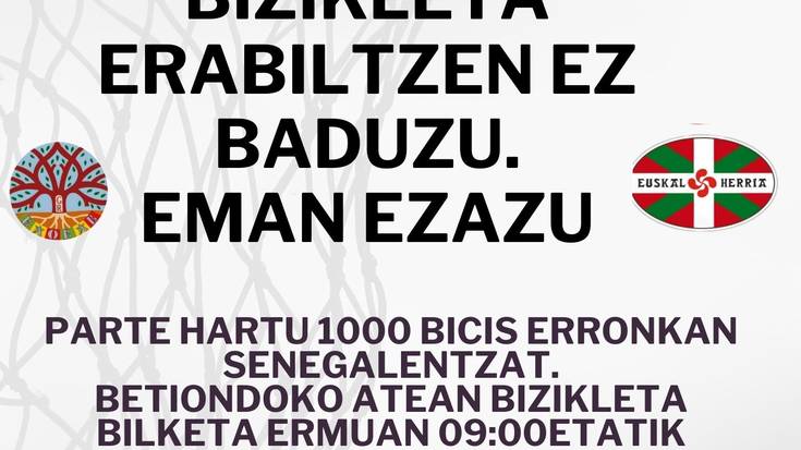 "HEZKUNTZA-BARRRA 1000 BIZIKLETA SENEGALERAKO"