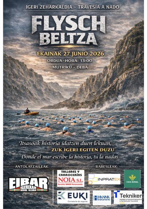 XII. Flysch Beltza igeri-zeharkaldia