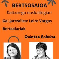 Bertso saioa Kaltxangon