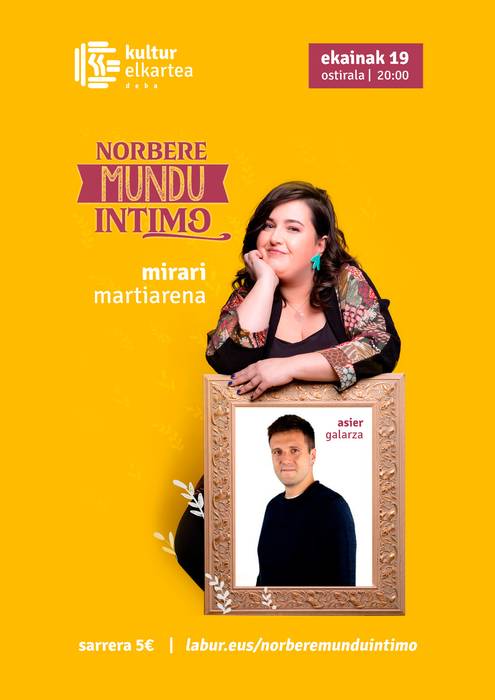 'Norbere mundu intimo' ikuskizuna