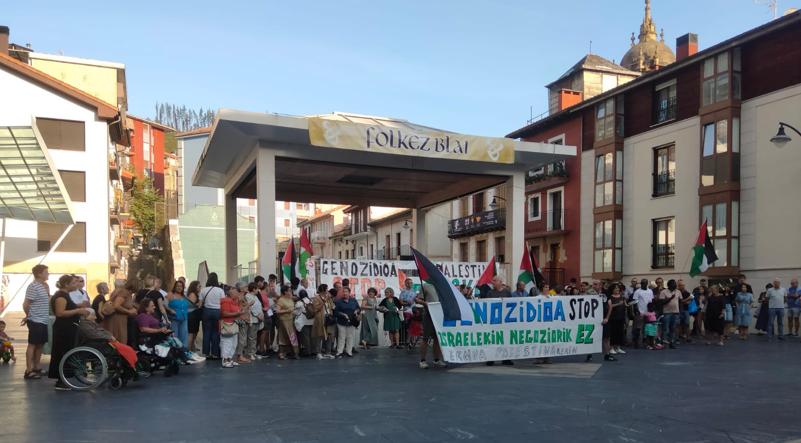 Palestinaren aldeko elkarretaratzea egingo da bihar, Ermuan