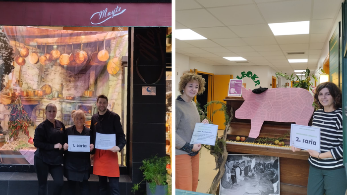 Mayte eta Albokarena San Martineko erakusleiho sarituak