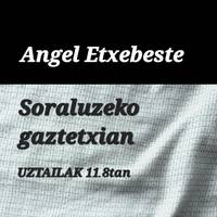 Kontzertua: Angel Etxebeste