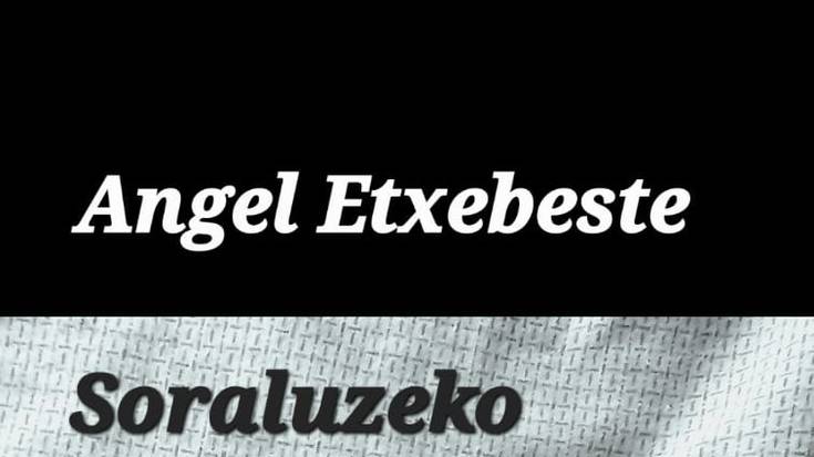 Kontzertua: Angel Etxebeste