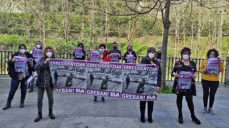Zahar etxeetako beharginek beste bi greba egun egingo dituzte, gaur eta martxoaren 30ean
