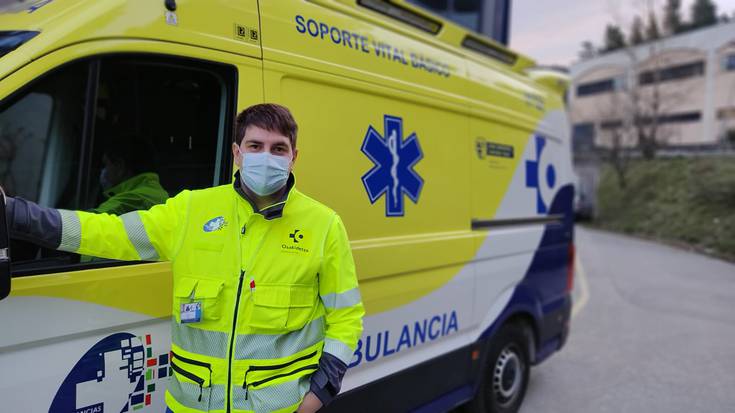 Bittor Murguzur, larrialdietako osasun teknikaria: “Beldurrez joaten gara lanera”