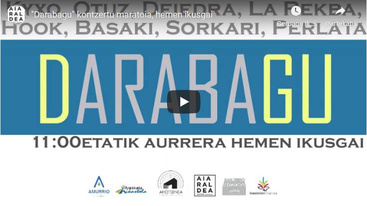 'Darabagu' musika maratoia zuzenean Amurriotik
