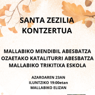 Santa Zezilia Kontzertua