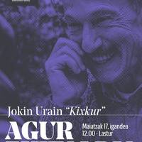 Agur ekitaldia Jokin Urain 'Kixkur' idazle eta preso ohiari