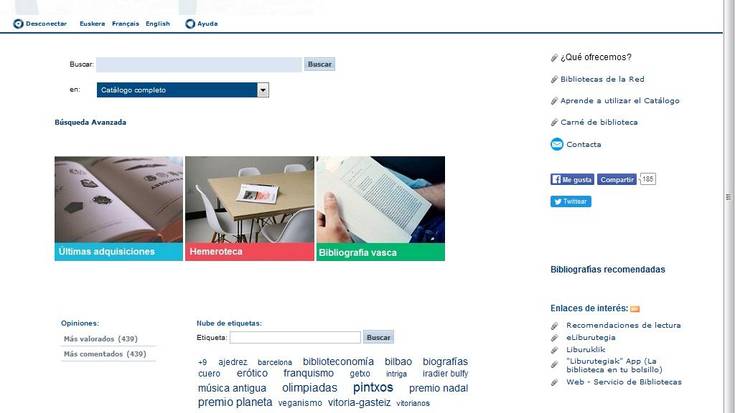 Online katalogoa erabiltzen ikasteko tailerra antolatu du Udal Liburutegiak bihar, martitzena, urriak 7
