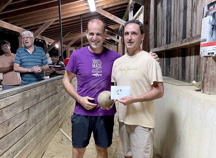 Angel Ibarluzeak irabazi du Bizkaiko hiru txirlo bola-joko txapelketako laugarren jardunaldia