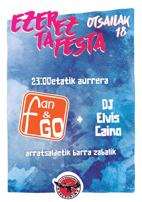 Gaztetxean jaia: "Ezer ez ta festa"