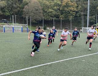 Errugbi partidu intentsoak atzo Ezozin