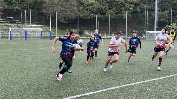 Errugbi partidu intentsoak atzo Ezozin