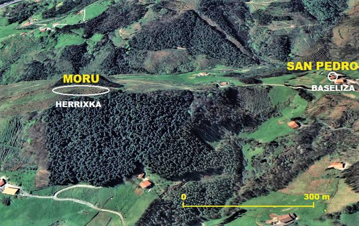 Moru burdinaren herritik San Pedro ermitara