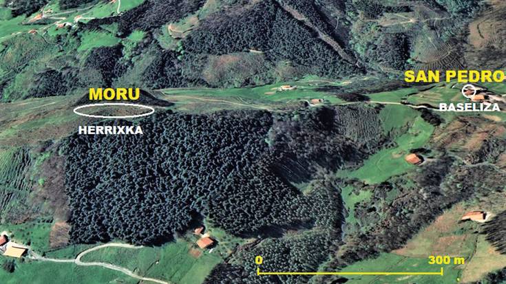 Moru burdinaren herritik San Pedro ermitara