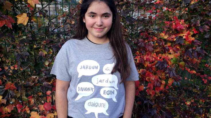 'Jardun eta jardun, danona egin daigun!', esaldiak irabazi du euskararen aldeko esaldi onena aukeratzeko lehiaketako
