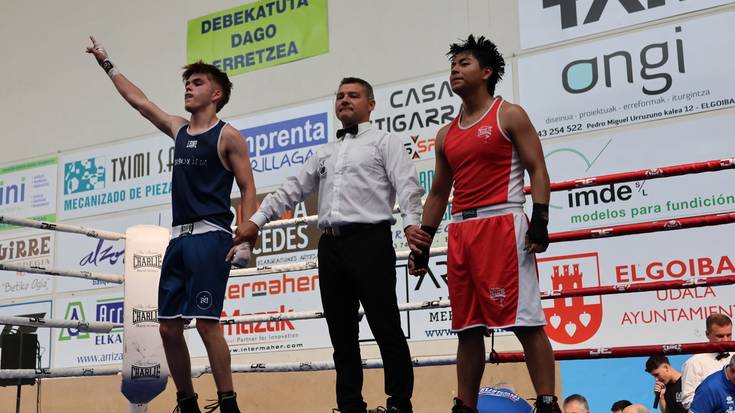 Elgoibar Olaizagako ringetik irten dira Euskadiko boxeo txapeldunak