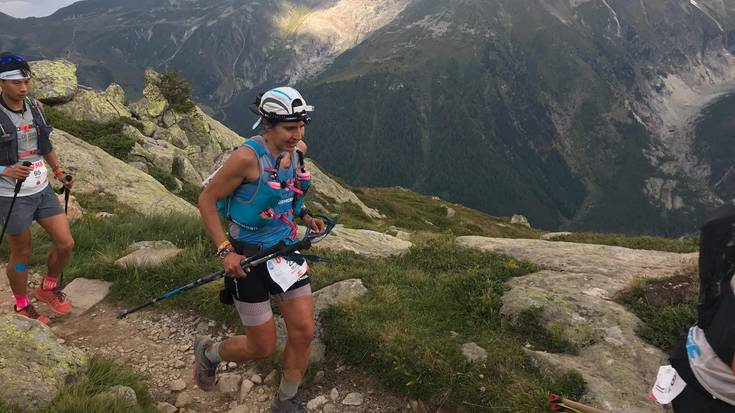 Maite Maiorak hirugarren egin du Mont Blanceko Ultra Trailean, munduko mendi lasterketa luzeetan ospetsuenean