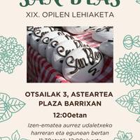 San Blas opilen XIX. lehiaketa