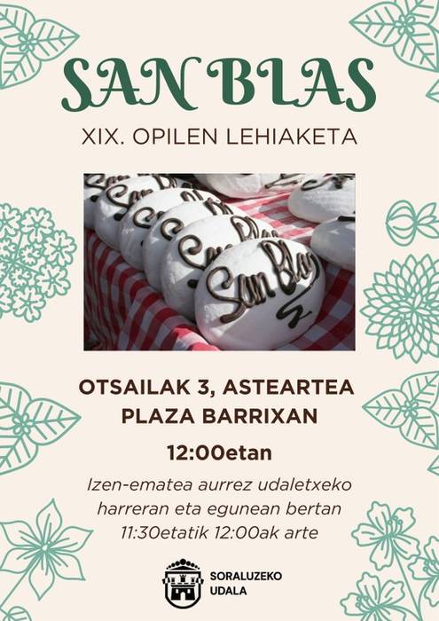 San Blas opilen XIX. lehiaketa