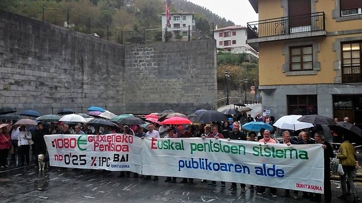 Pentsio duinen aldeko bailarako manifestazioa egingo dute zapatuan Eibarren
