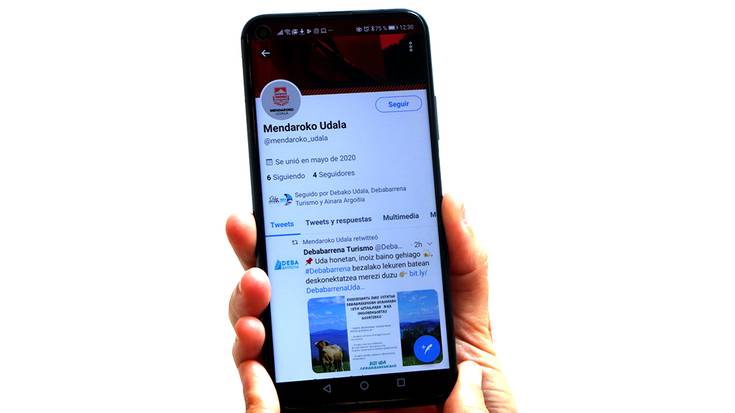 Mendaroko Udalak ere kontua du Facebook, Instagram eta Twitter sare sozialetan