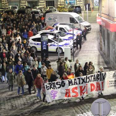 Indarkeria matxistaren kontrako aldarriak hartuko ditu kaleak azaroaren 25ean