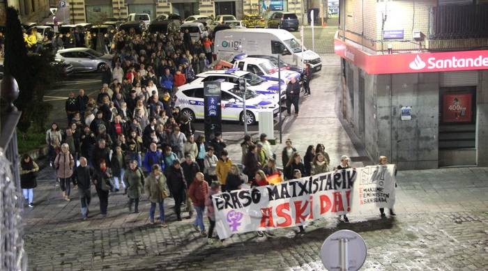 Indarkeria matxistaren kontrako aldarriak hartuko ditu kaleak azaroaren 25ean